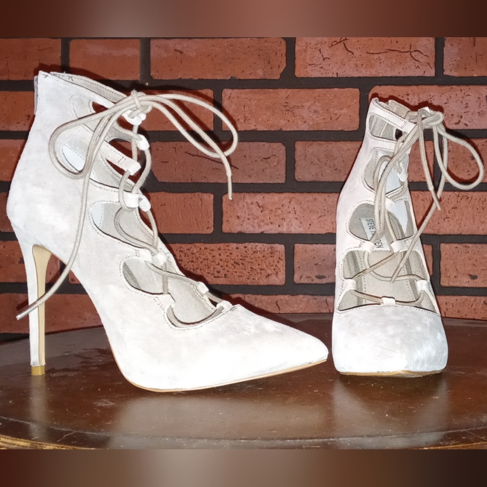 Steve Madden leather upper high heels